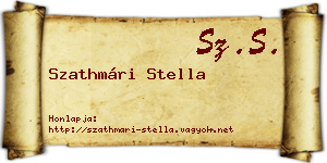 Szathmári Stella névjegykártya